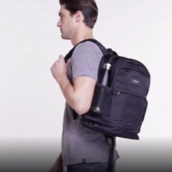 State Backpack Lenox Coated Canvas Black - Picture 11 of 12